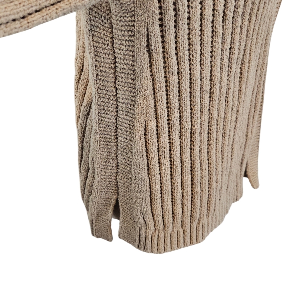 J.Jill Size LP Tan Hooded Cardigan Sweater - Picture 7 of 10